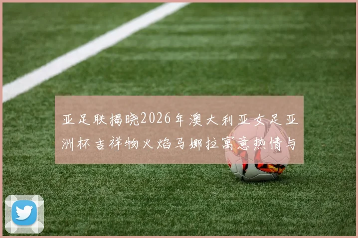 亚足联揭晓2026年澳大利亚女足亚洲杯吉祥物火焰马娜拉寓意热情与活力